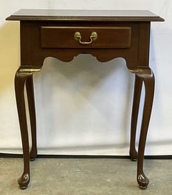 ETHAN ALLEN Wooden One Drawer Side Table