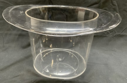 Acrylic Top Hat Form Vessel