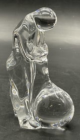 Signed Art Glass Glassblower Figural