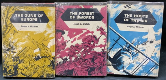 Vntg Joseph A Altsheler WW1 Series Books 1915