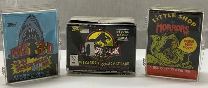 Lot 1983 JAWS 3D/JURASSIC PARK &More Trading Cards