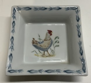 PIERRE FREY Rooster Trinket Dish FRANCE