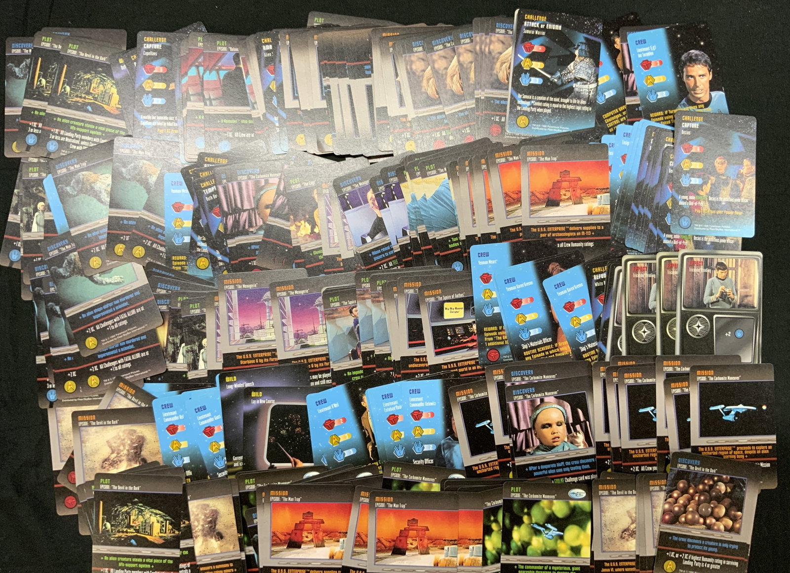 Group Lot 40+ STARTREK Collectible Cards 1996: Group Lot 40+ STARTREK Collectible Cards 1996 Lot of 40+ collectible cards from STARTREK. Released in 1996 by Paramount Pictures. Each collectible card has an image of STARTREK characters. Cards come 