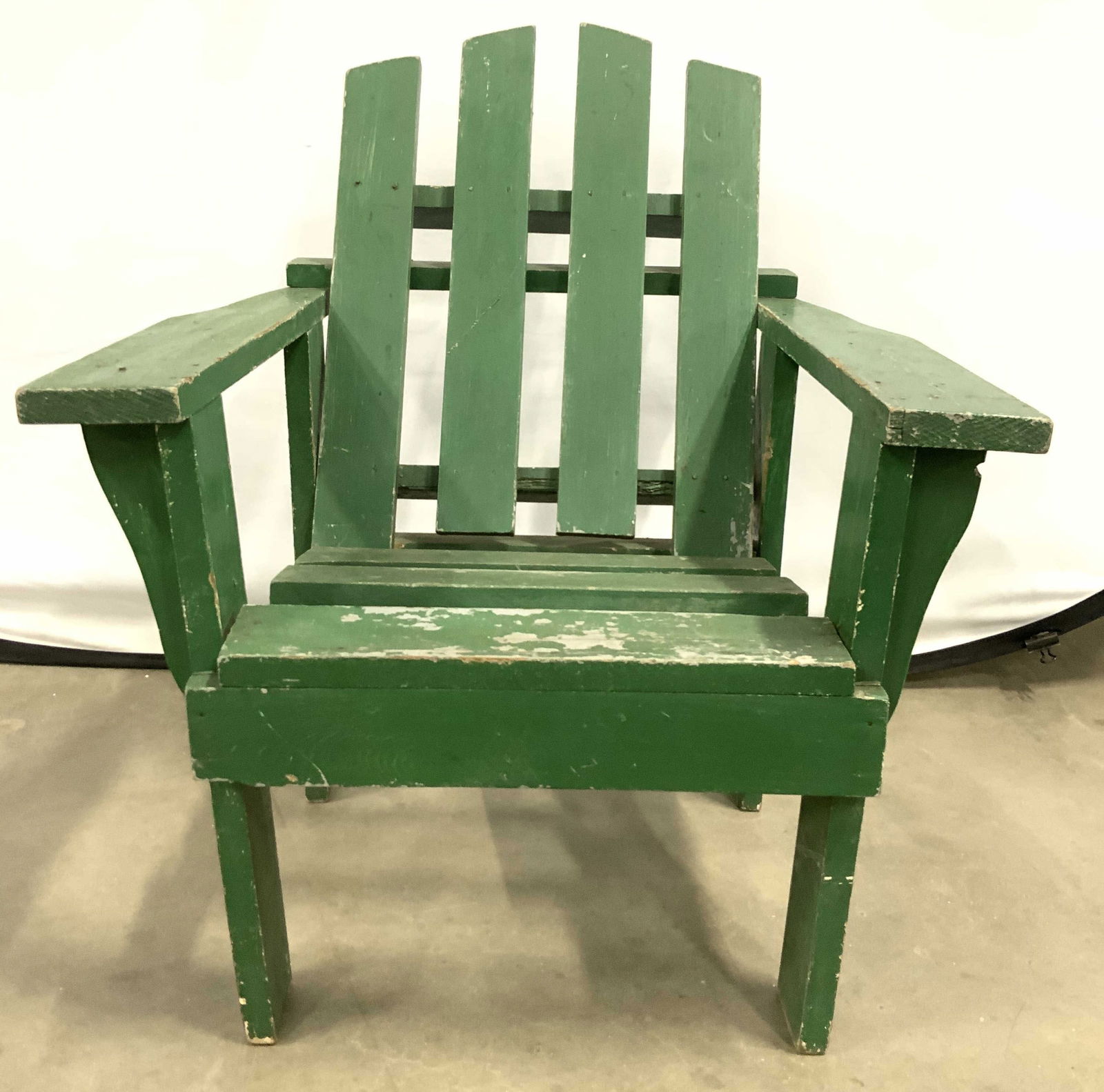 Vntg Childrens Adirondack / Teakwood Style Chair (1 of 6)