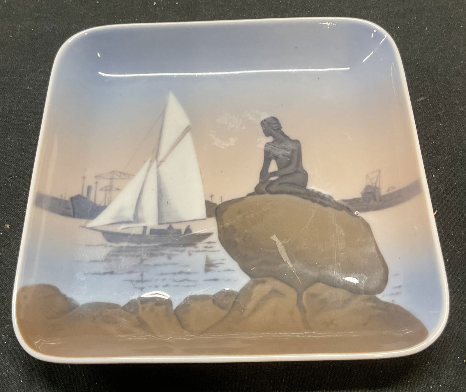 B & G Porcelain Mermaid Dish, Denmark (1 of 6)
