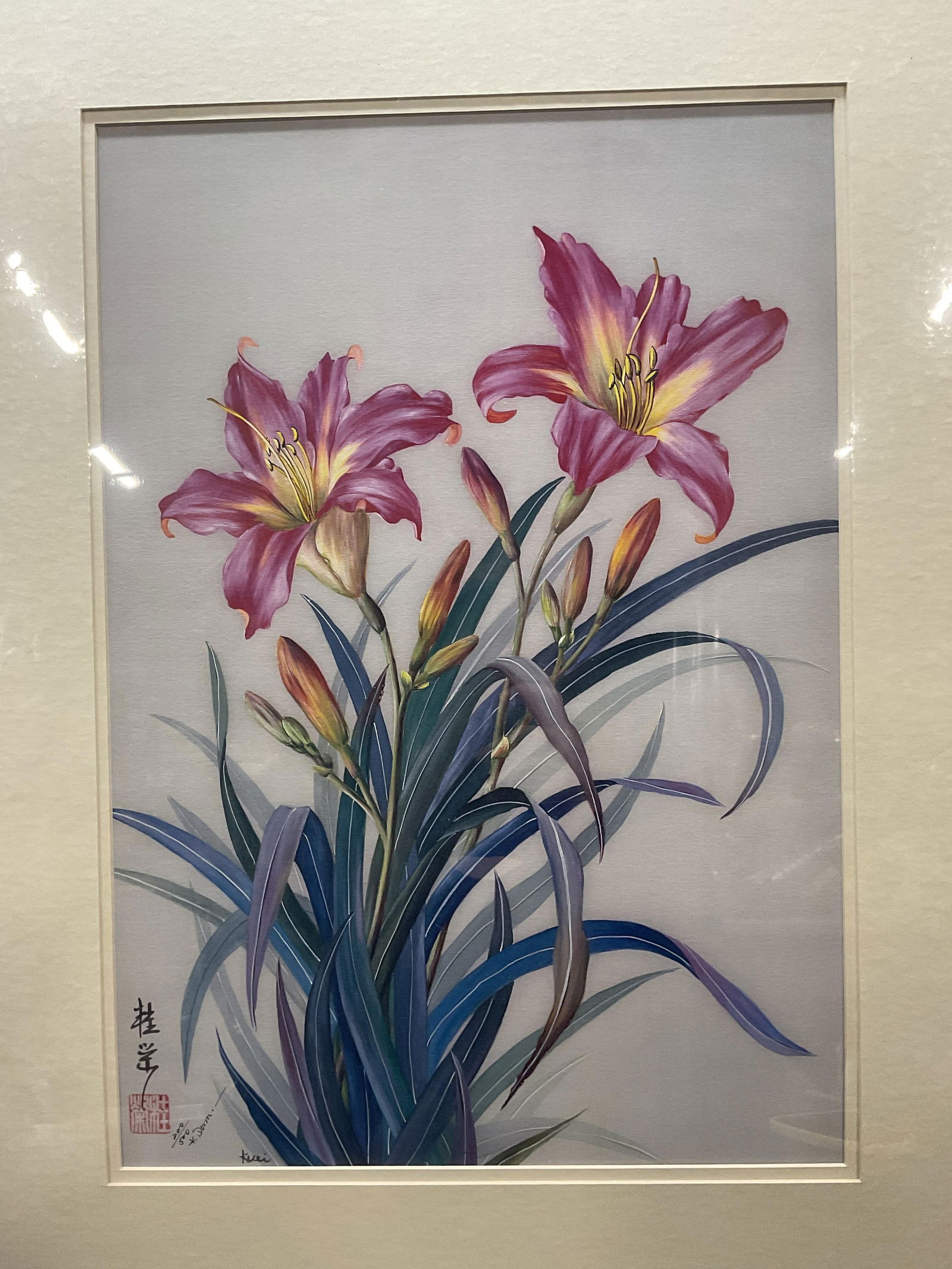 Signed Kuei Dorman Ltd Edt Lily Print (1 of 6)