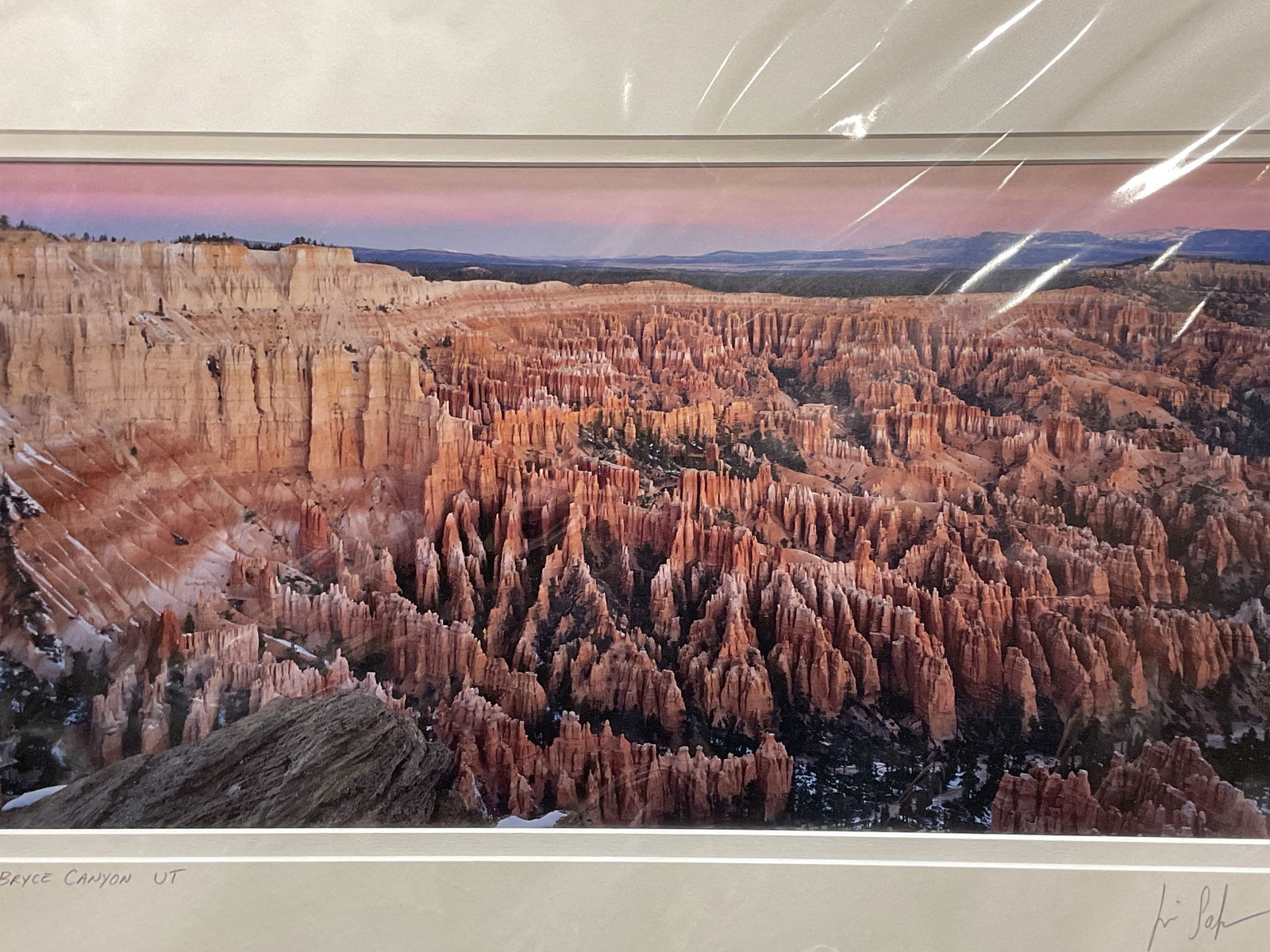 Signed Jim Saba Bryce Canyon Nature Photo Print (1 of 6)
