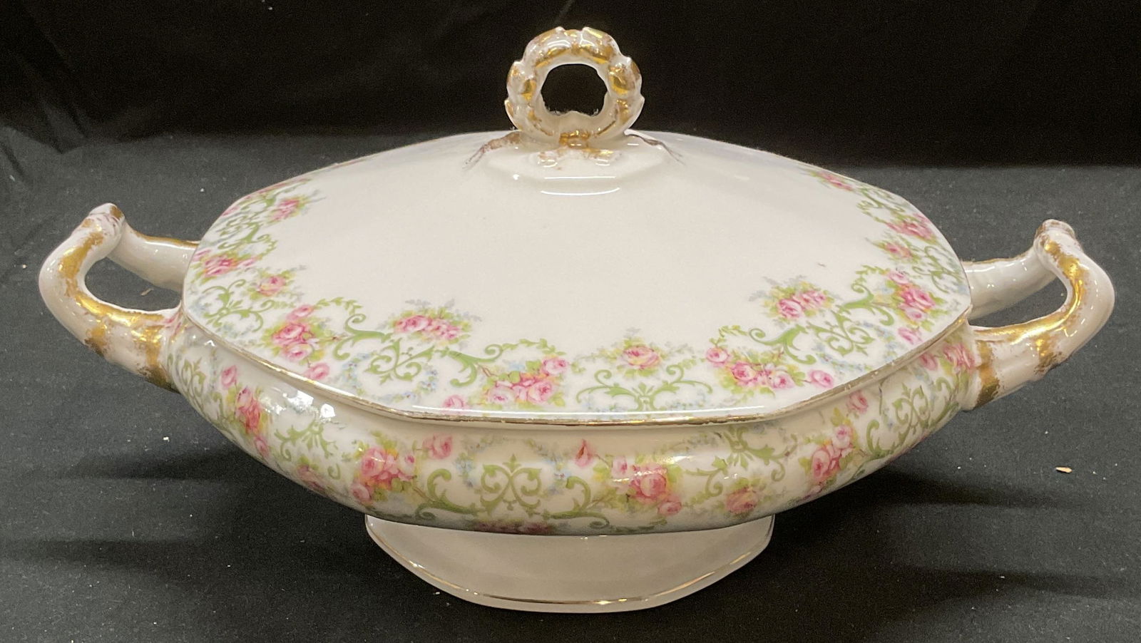 J Pouyat Limoges Porcelain Covered Tureen France (1 of 7)