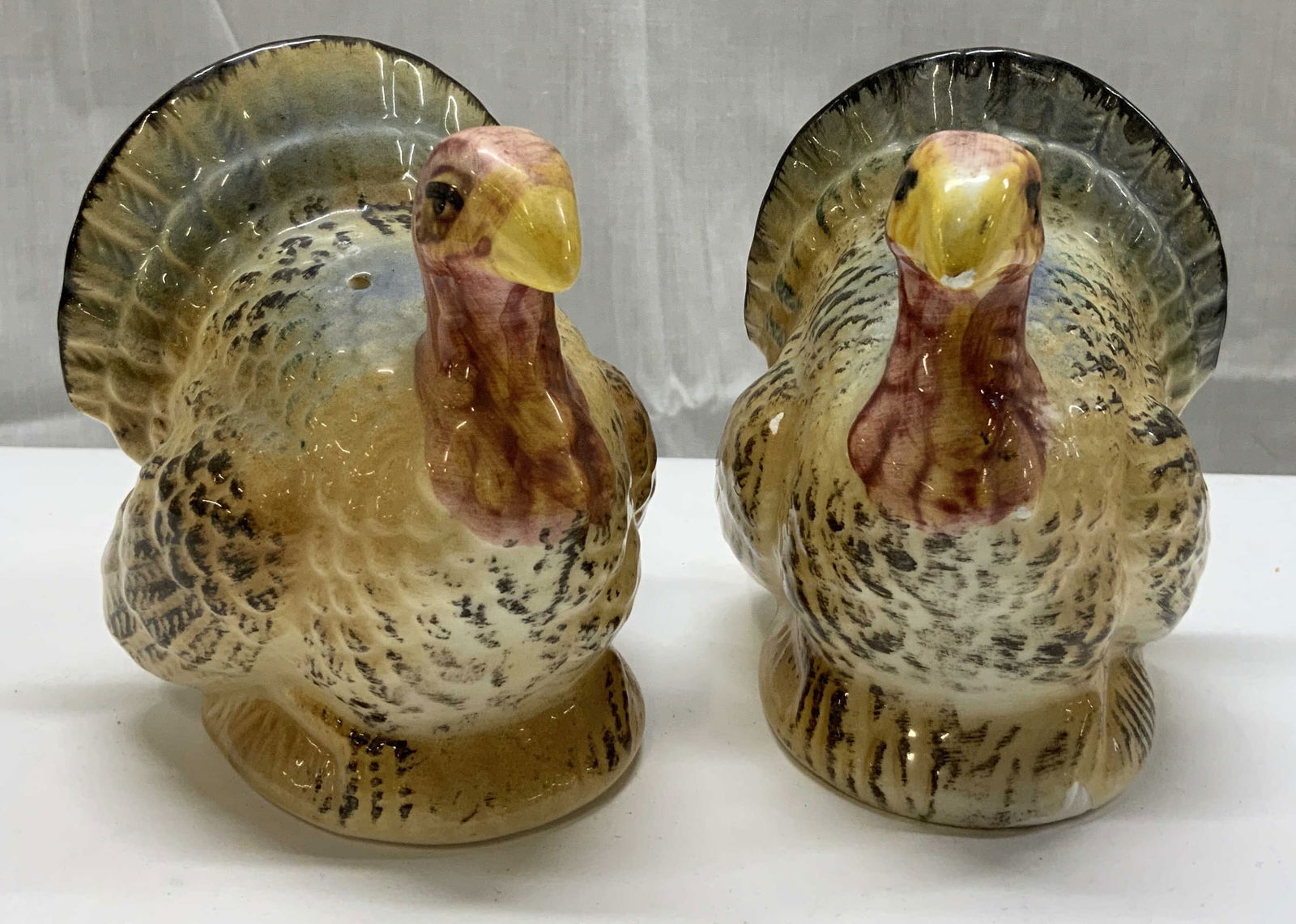 Vintage Ceramic Turkey Salt & Pepper Shaker BRAZIL (1 of 8)