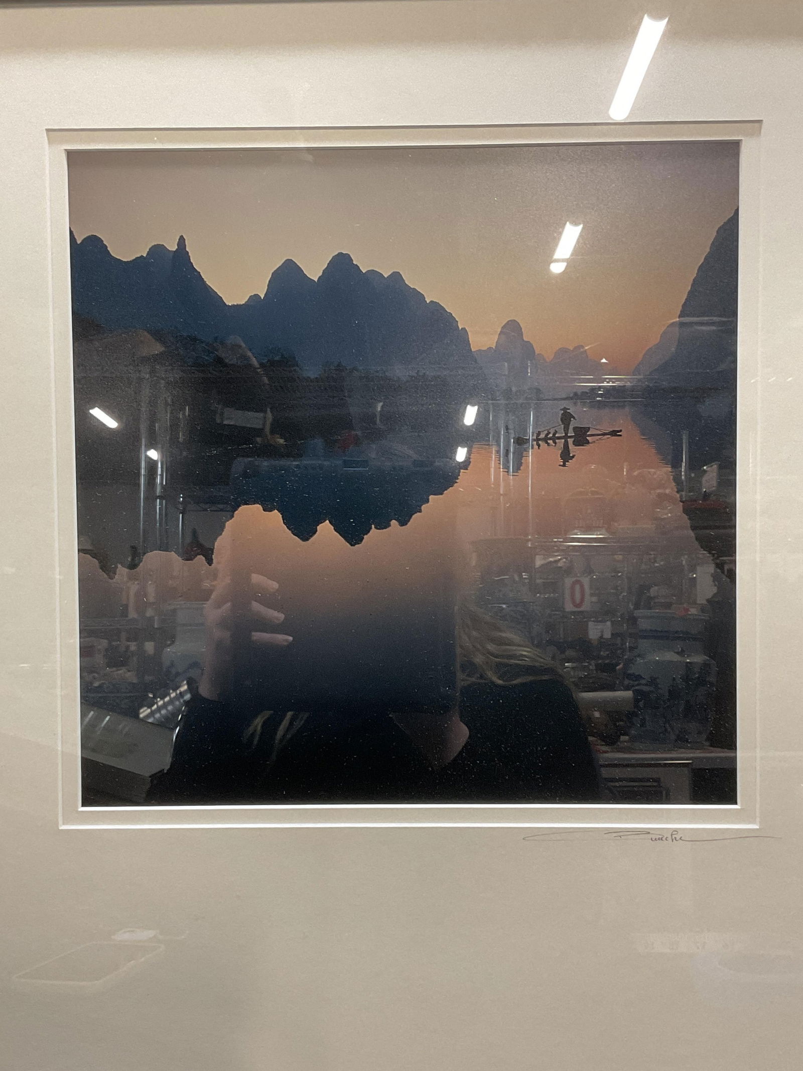 Signed Landscape with Water Fine Art Print 25in (1 of 6)