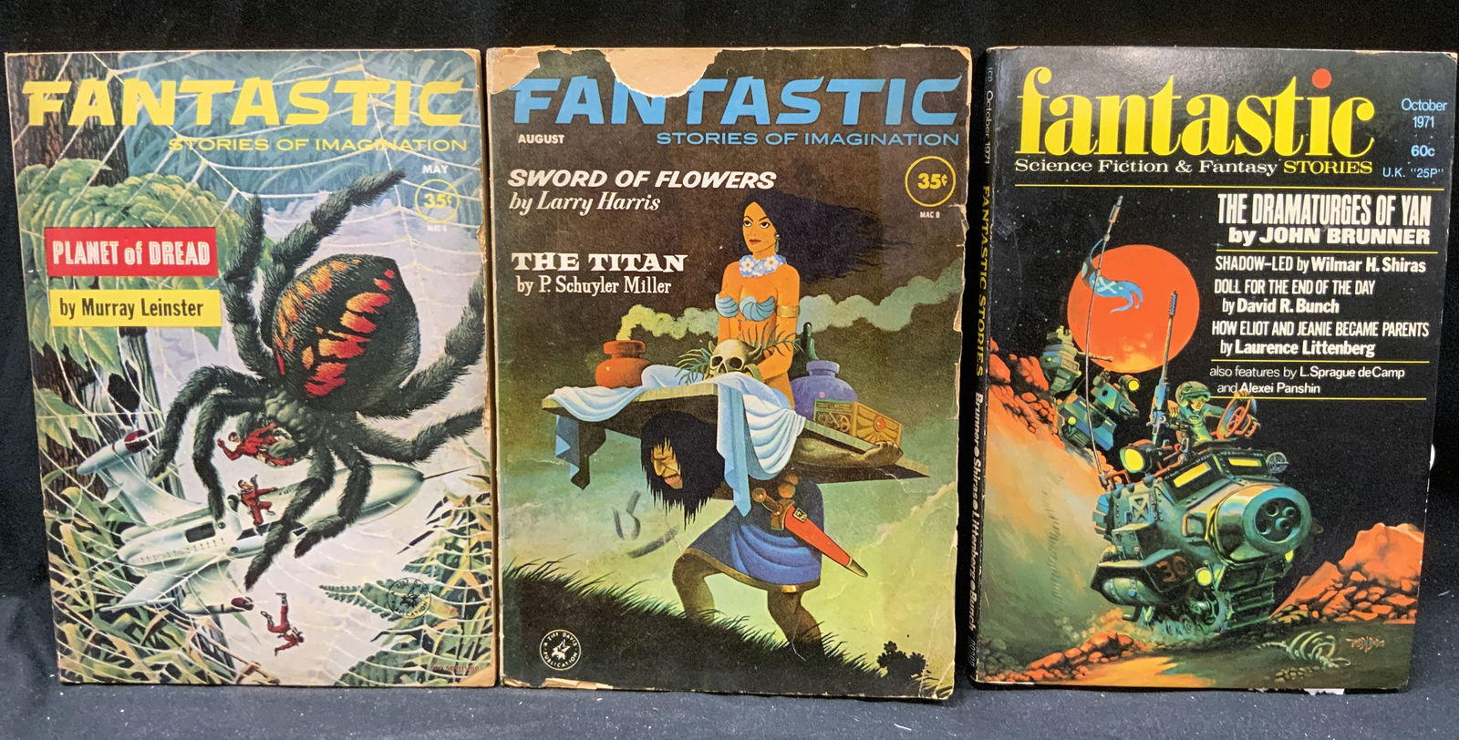 Lot 3 Vntg Fantastic Sci-Fi & Fantasy Books 1962+ (1 of 8)