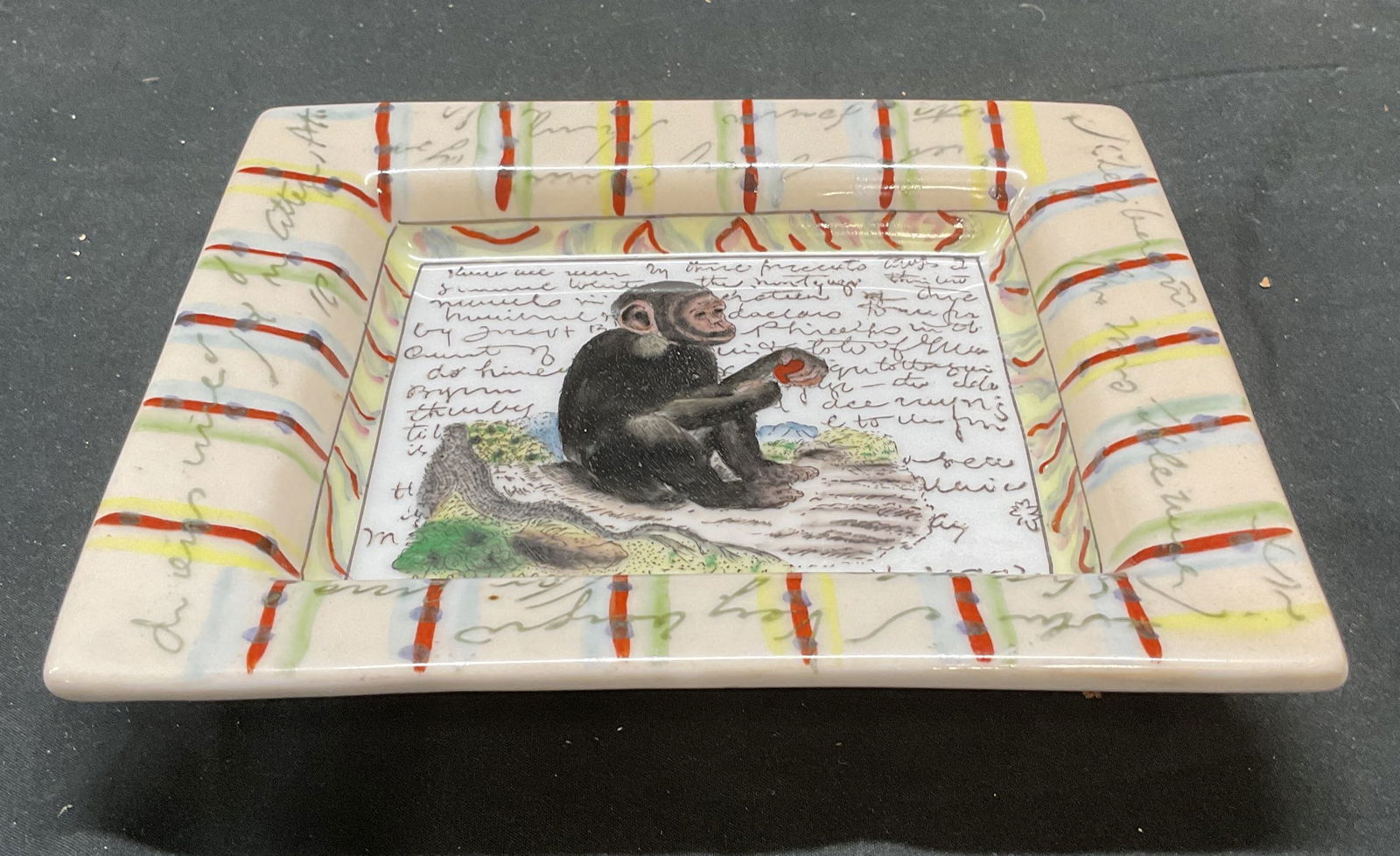 John DERIAN Porcelain Monkey Trinket Dish (1 of 6)