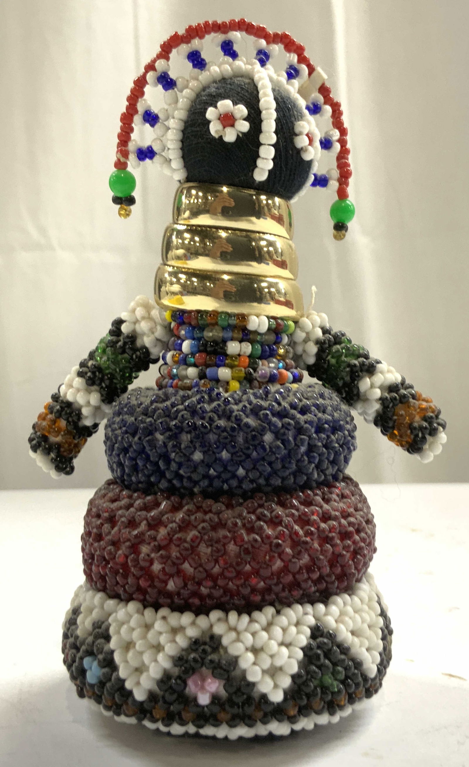 Vtg H Made S African Ndebele Fertility Doll W Tag (1 of 7)