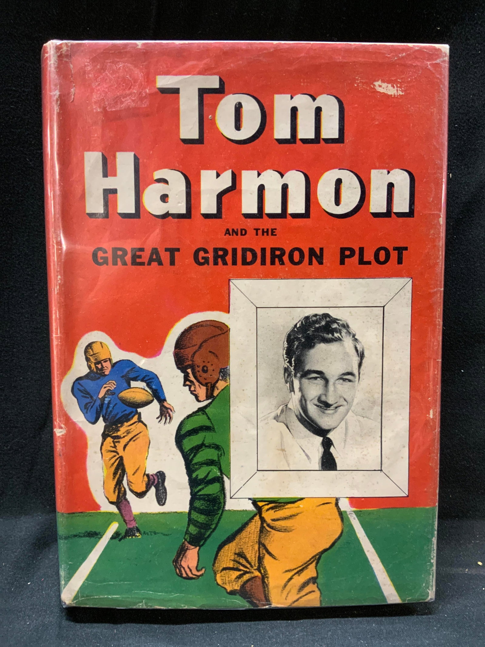 Tom Harmon & The Great Gridiron Plot Illustr. 1946: Tom Harmon & The Great Gridiron Plot Illustr. 1946 Hardcover sports fiction book by Jay Dender. Tom Harmon and the Great Gridiron Plot. Published in 1946. Front cover has illustrations & a portrait. S