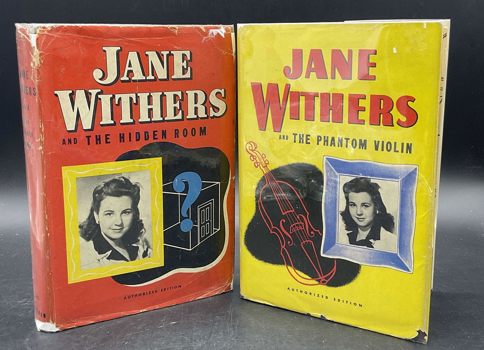 Lot 2 JANE WITHERS 1942 & 1943 Illustrated Books (1 of 10)