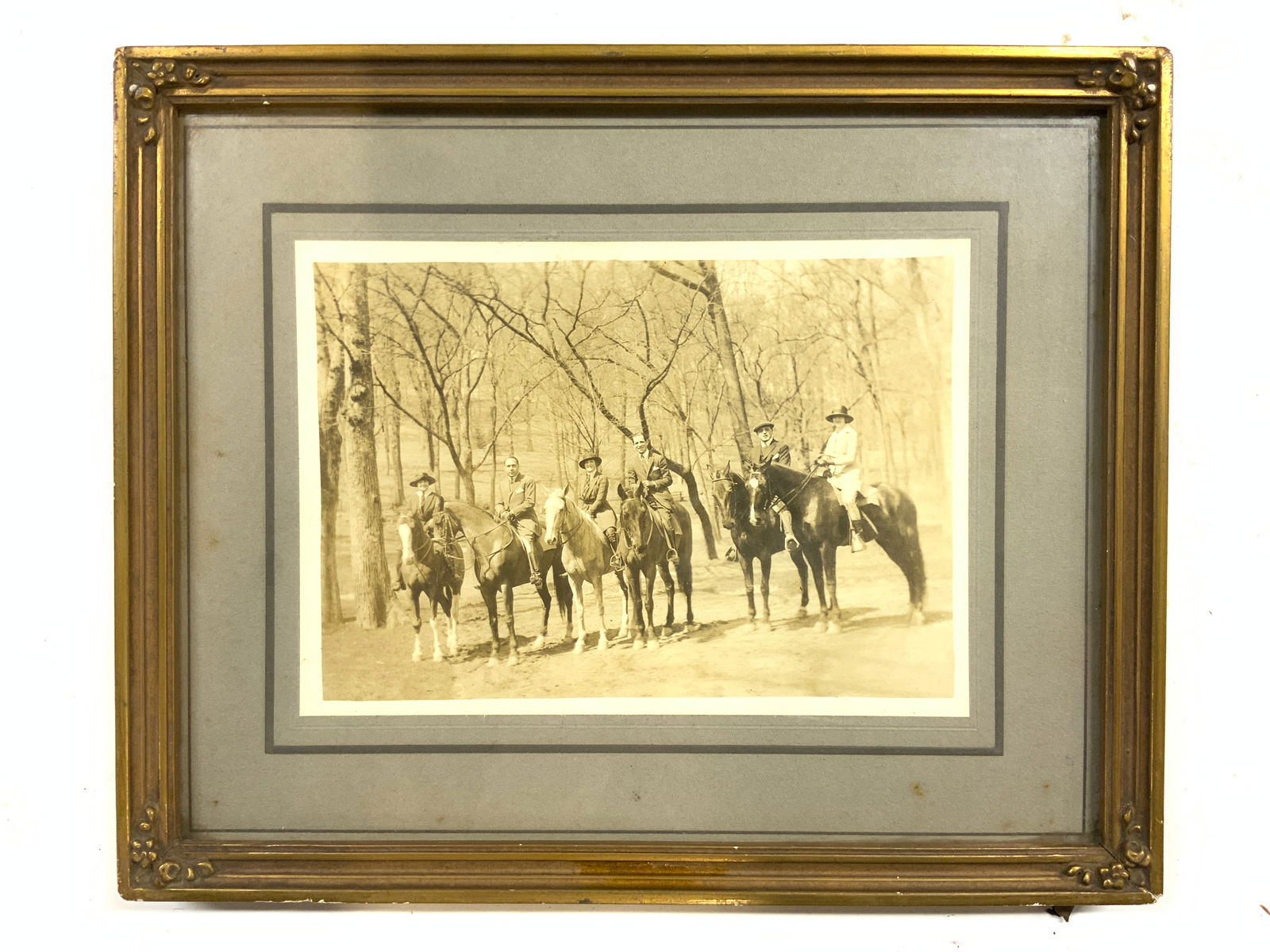 Vintage Framed Photo Print Of Horse Riders (1 of 7)
