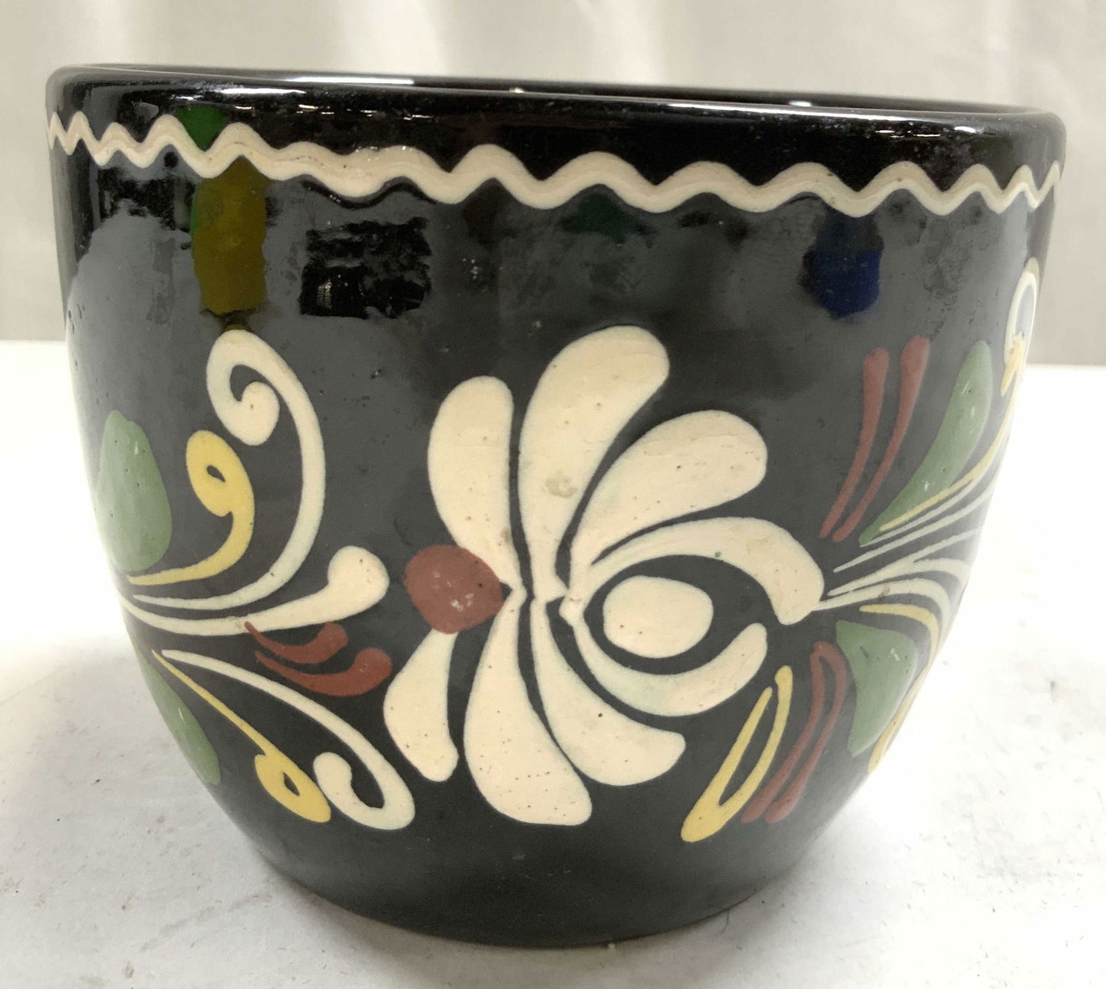 Hungarian Folk Art Ceramic Planter (1 of 6)