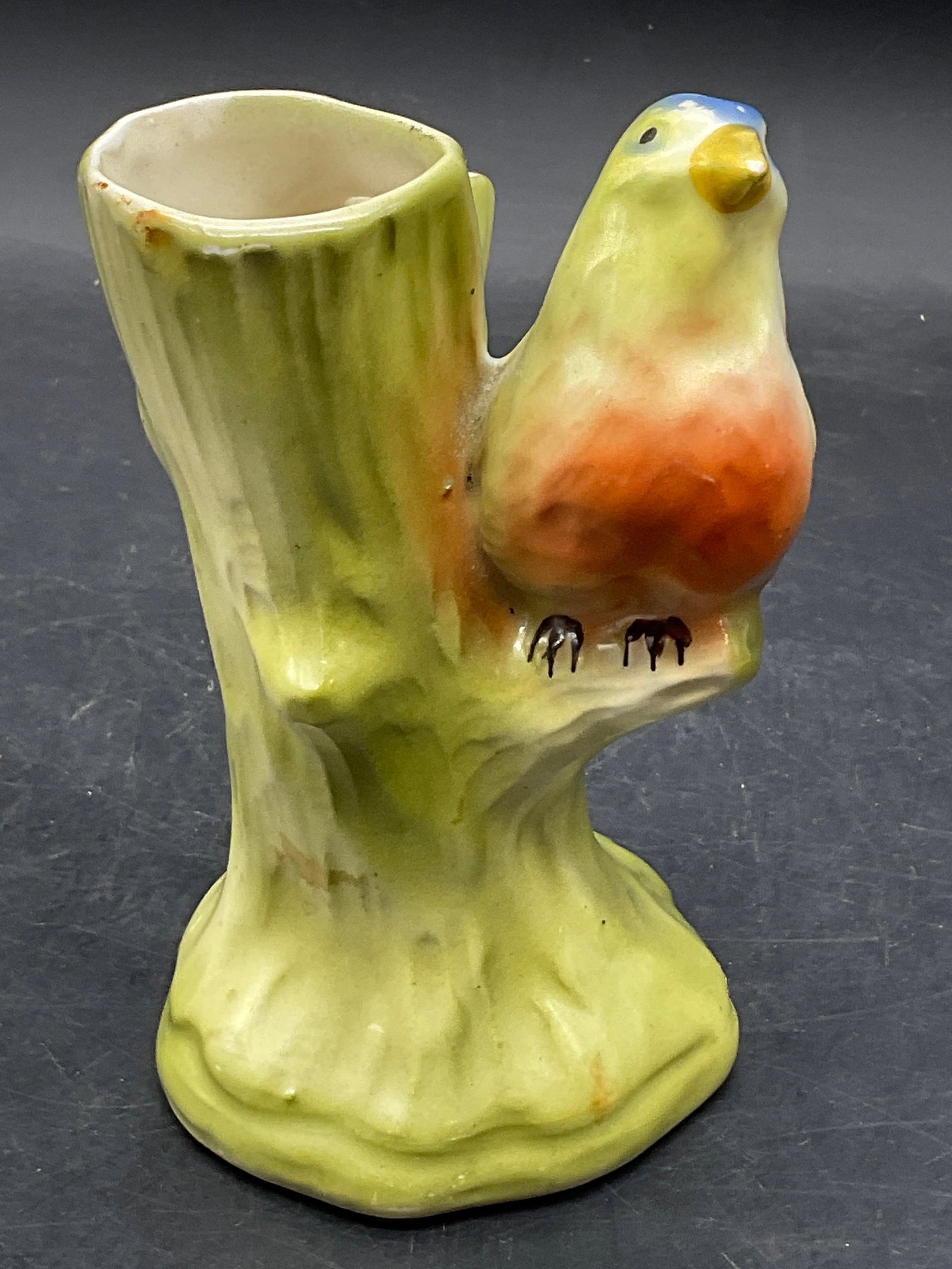 Vintage Ceramic Bird Vase, Czechoslovakia (1 of 7)