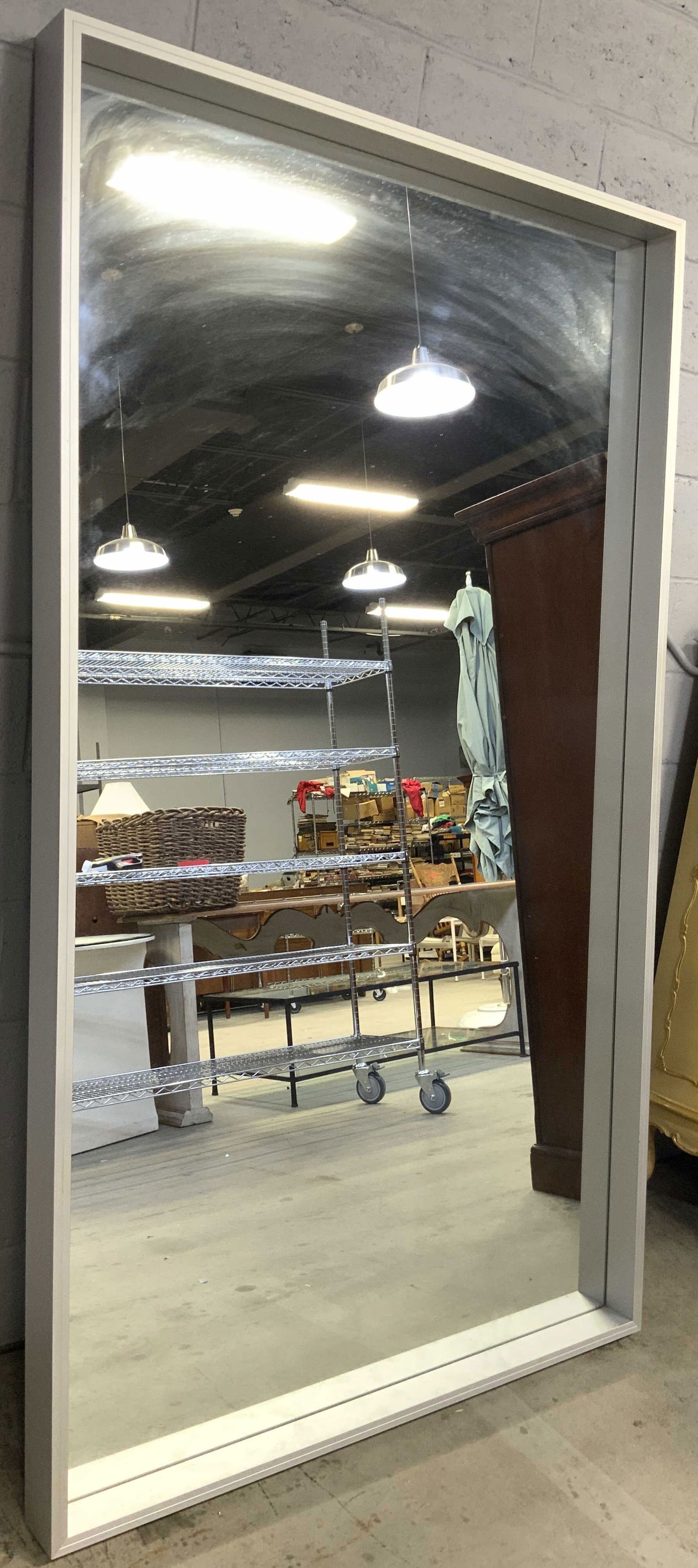 XL Metal Frame Wall Mirror 6ft10.5in (1 of 8)