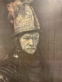 Rembrandt Man In Helmet Canvas Print 27.5in