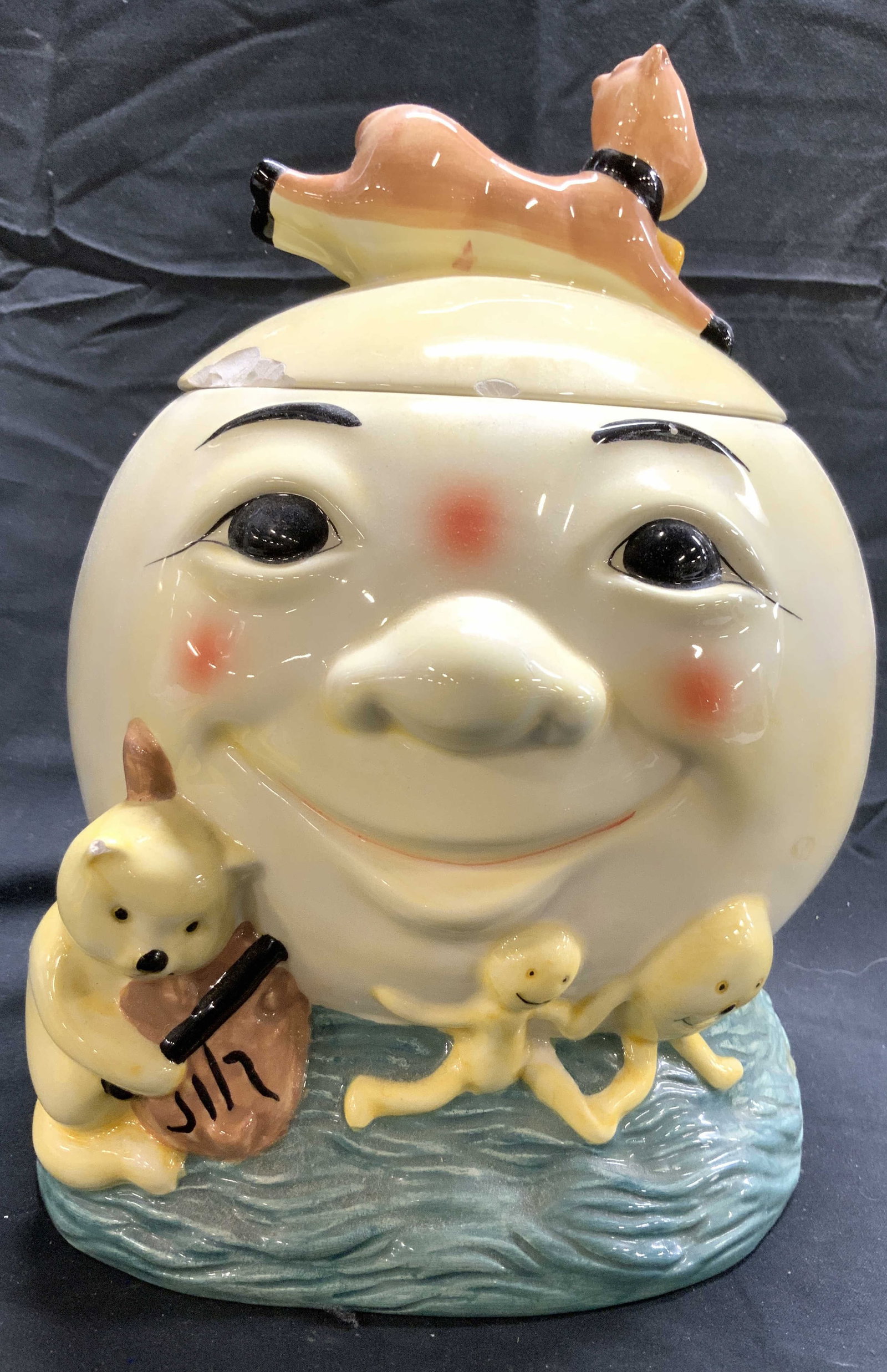 TREASURE CRAFT Cow Jumped Over The Moon Cookie Jar (1 of 11)