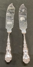 Pair GORHAM Silver Plated Serving Knives