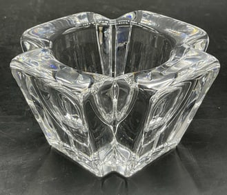 ORREFORS SWEDEN Crystal Votive Candle Holder