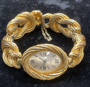 Vintage Oris Gold Tone Bracelet Watch