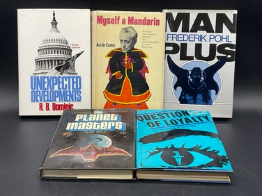 Lot 5 Vintage First Edition Hardcover Books, 1963+