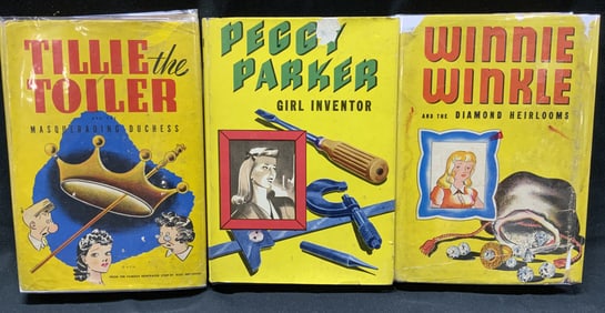 Lot 3 Vintage 1940s WHITMAN Illustrated Books