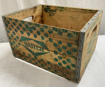 DAITCH NEW YORK CITY Vintage Wooden Crate