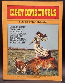 1974 EIGHT DIME NOVELS by E.F. BLEILER Ilstr Book