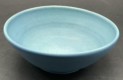 Artist Signed & Trademarked Blue Pottery Bowl