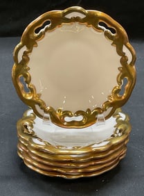 Set 6 Koenigszelt Sibylle Porcelain Plates Germany