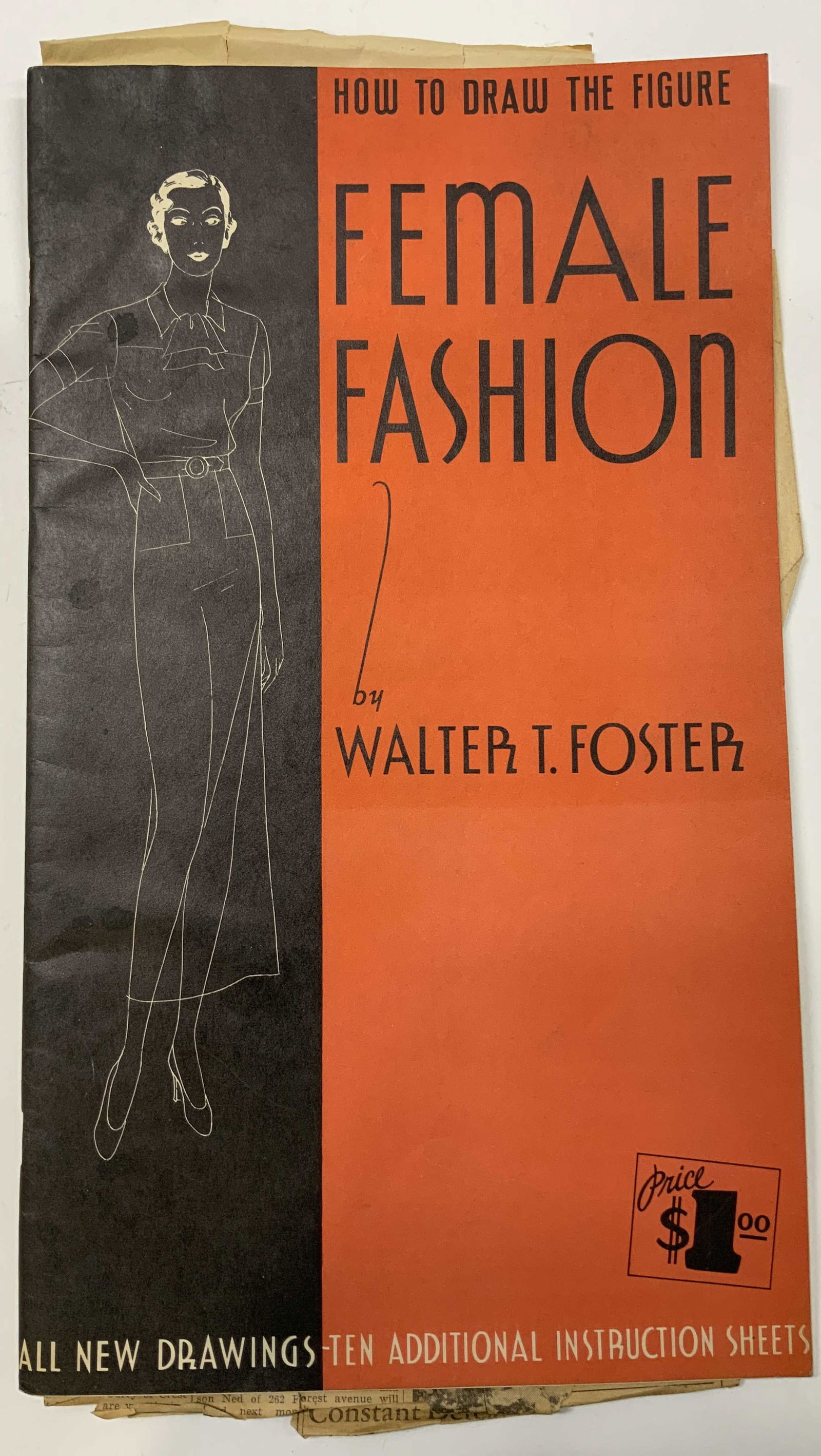 Female Fashion Manual Drawing Book 1935 (1 of 10)