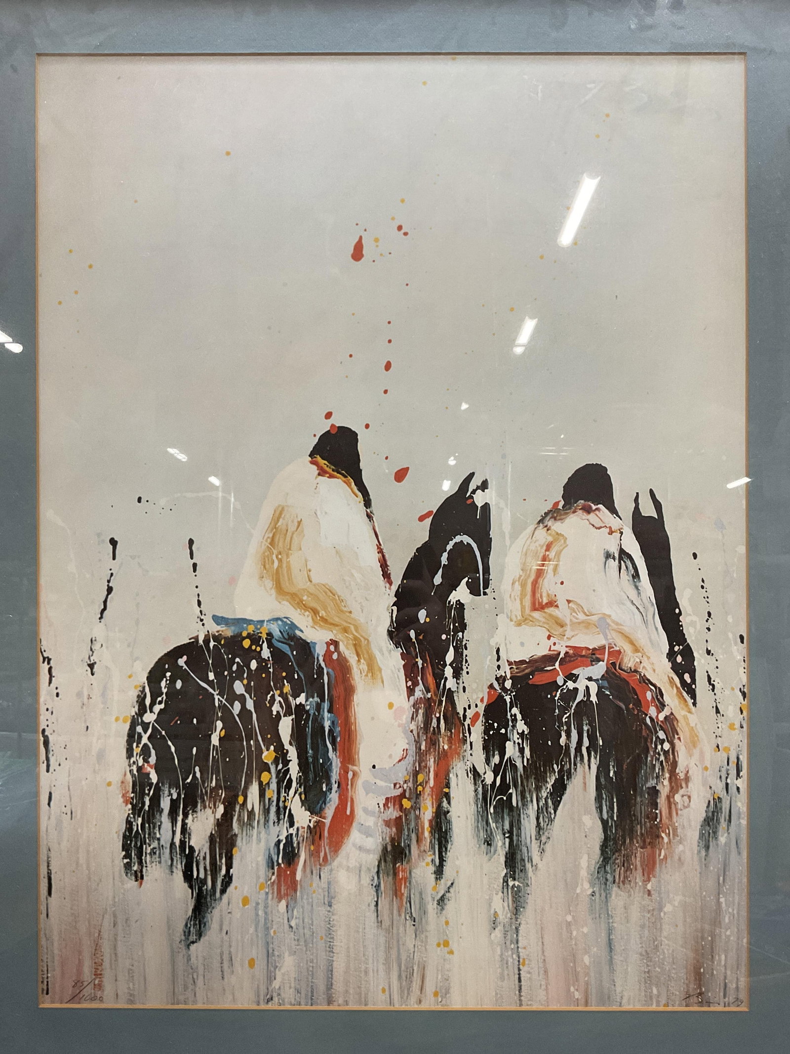 Signed Ltd Edt Native American Riders Lithograph (1 of 7)