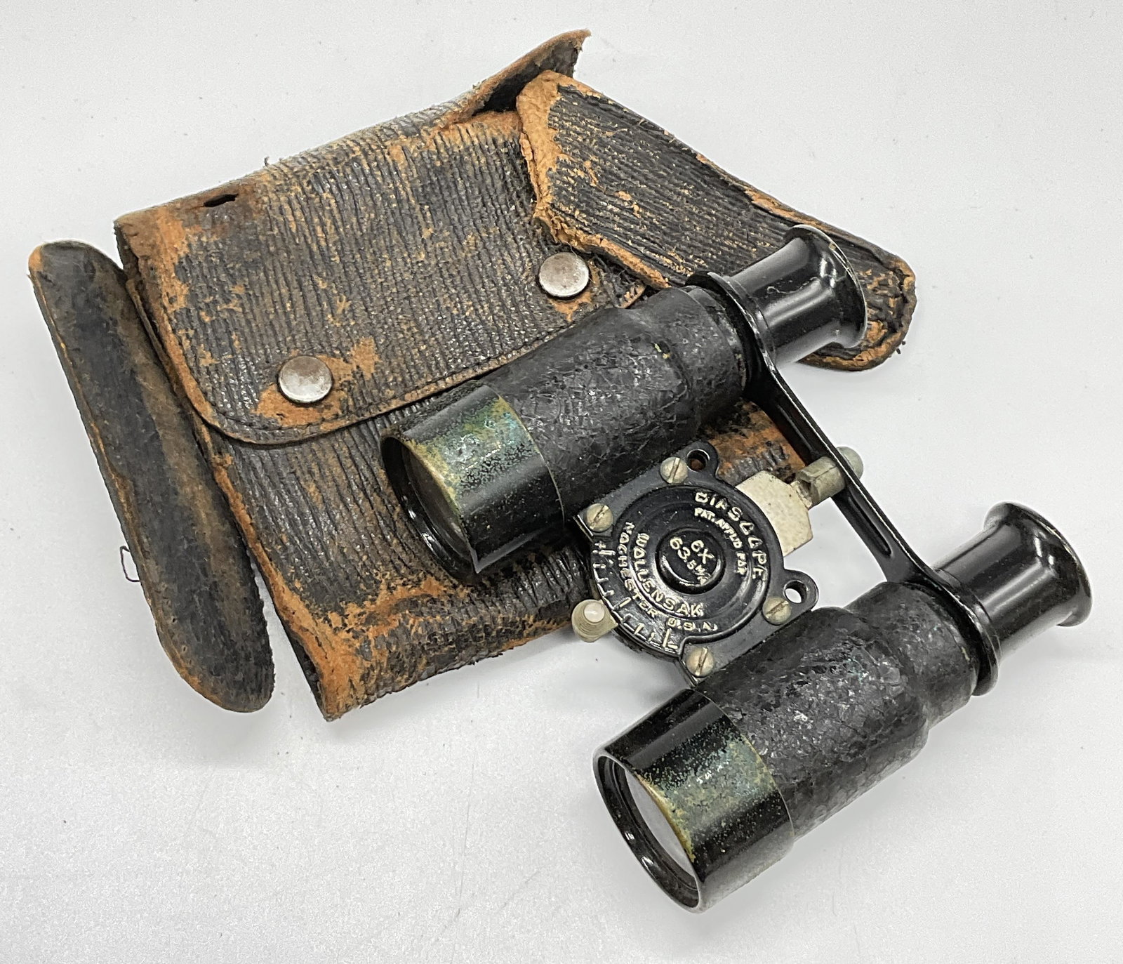 Vintage Wollensak Biascope Binoculars W/ Case (1 of 9)