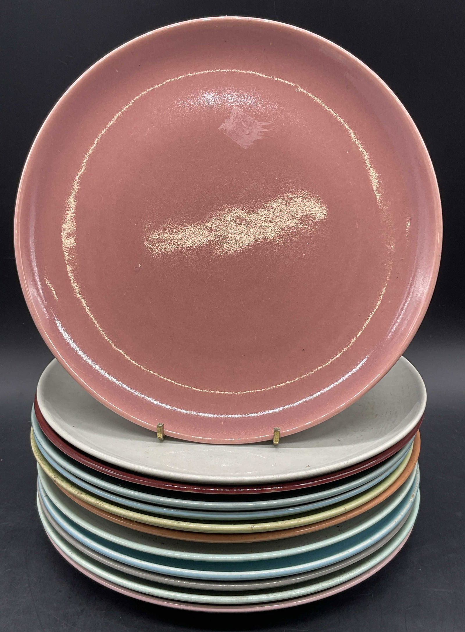 Lot 12 Vintage Ceramic Plates, HARMONY HOUSE + (1 of 10)