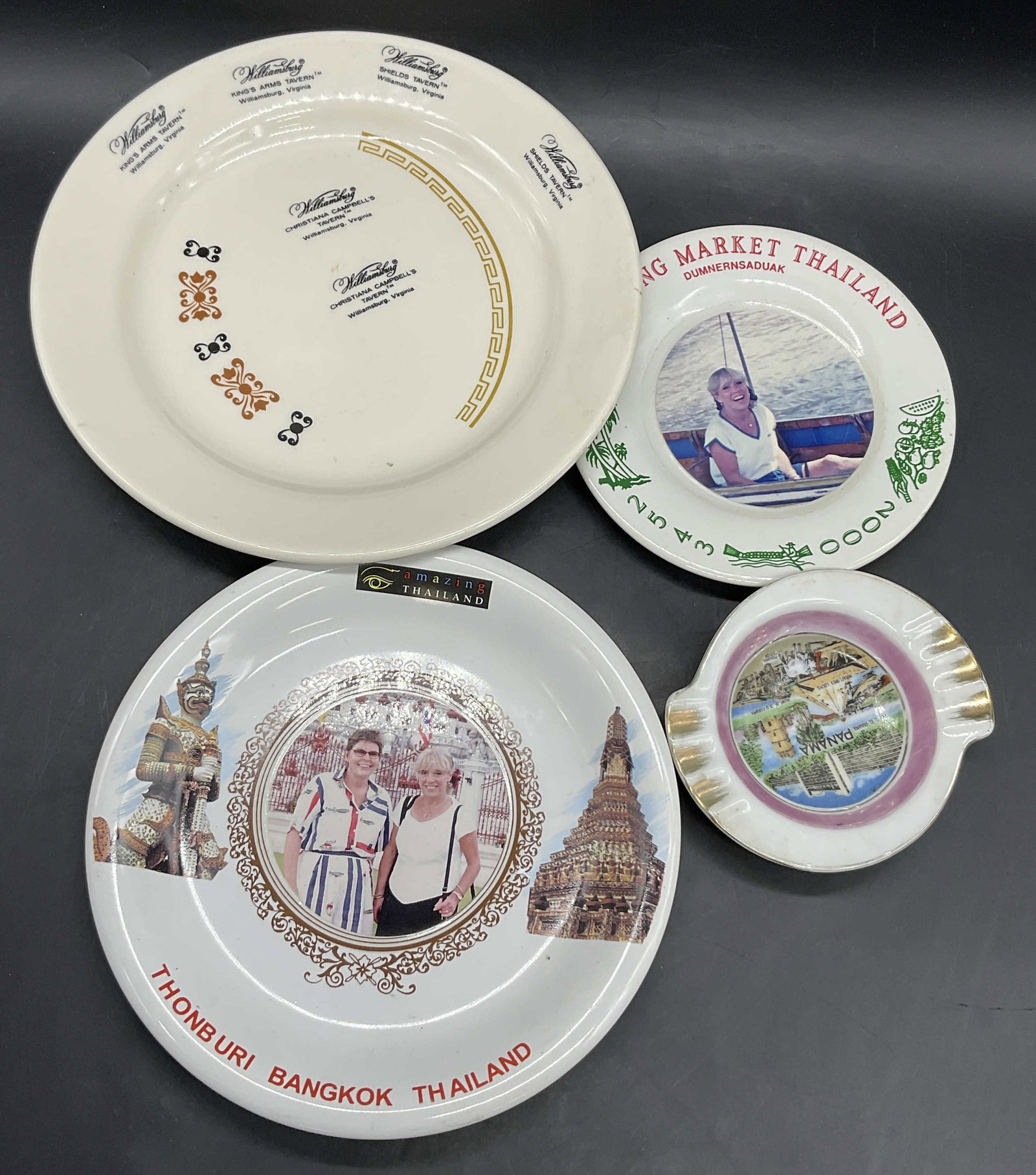 Lot 4 Vintage Souvenir Dishes, Homer Laughlin + (1 of 7)