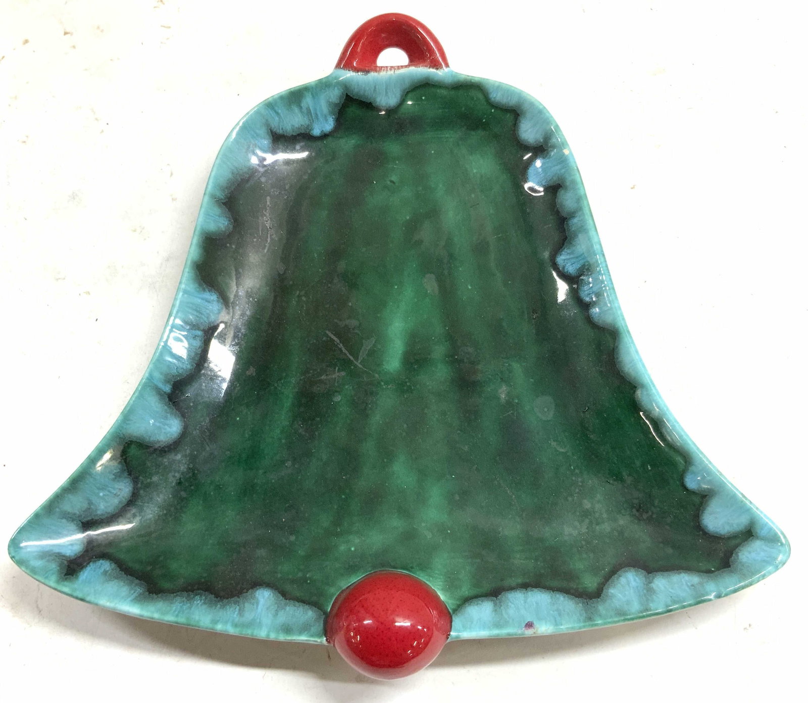 Signed THERESA ATLANTIS MOLD Ceramic Bell Plate (1 of 8)