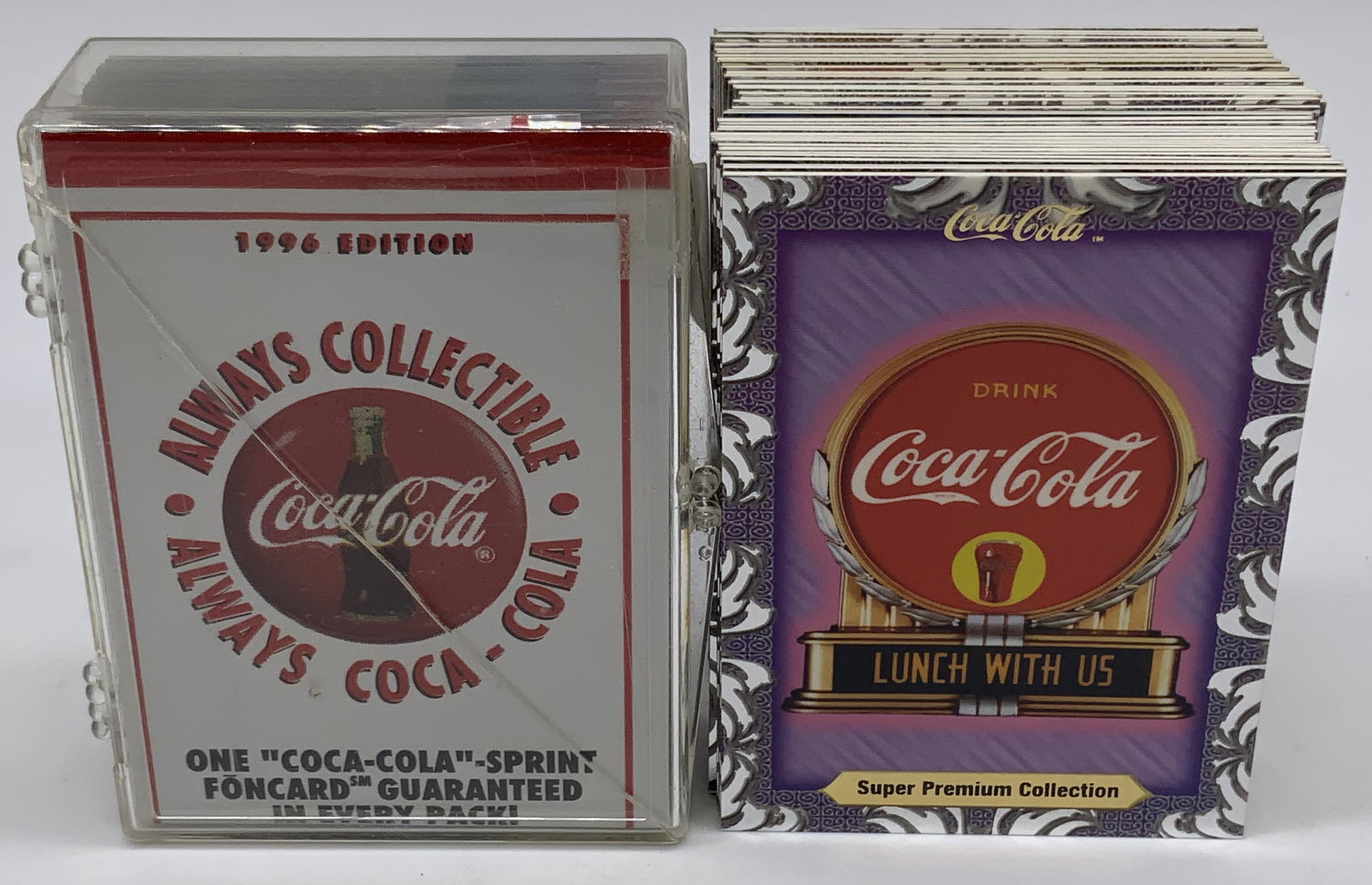 Lot 40+ 1990s Coca Cola Illustrated Trading Cards+ (1 of 9)