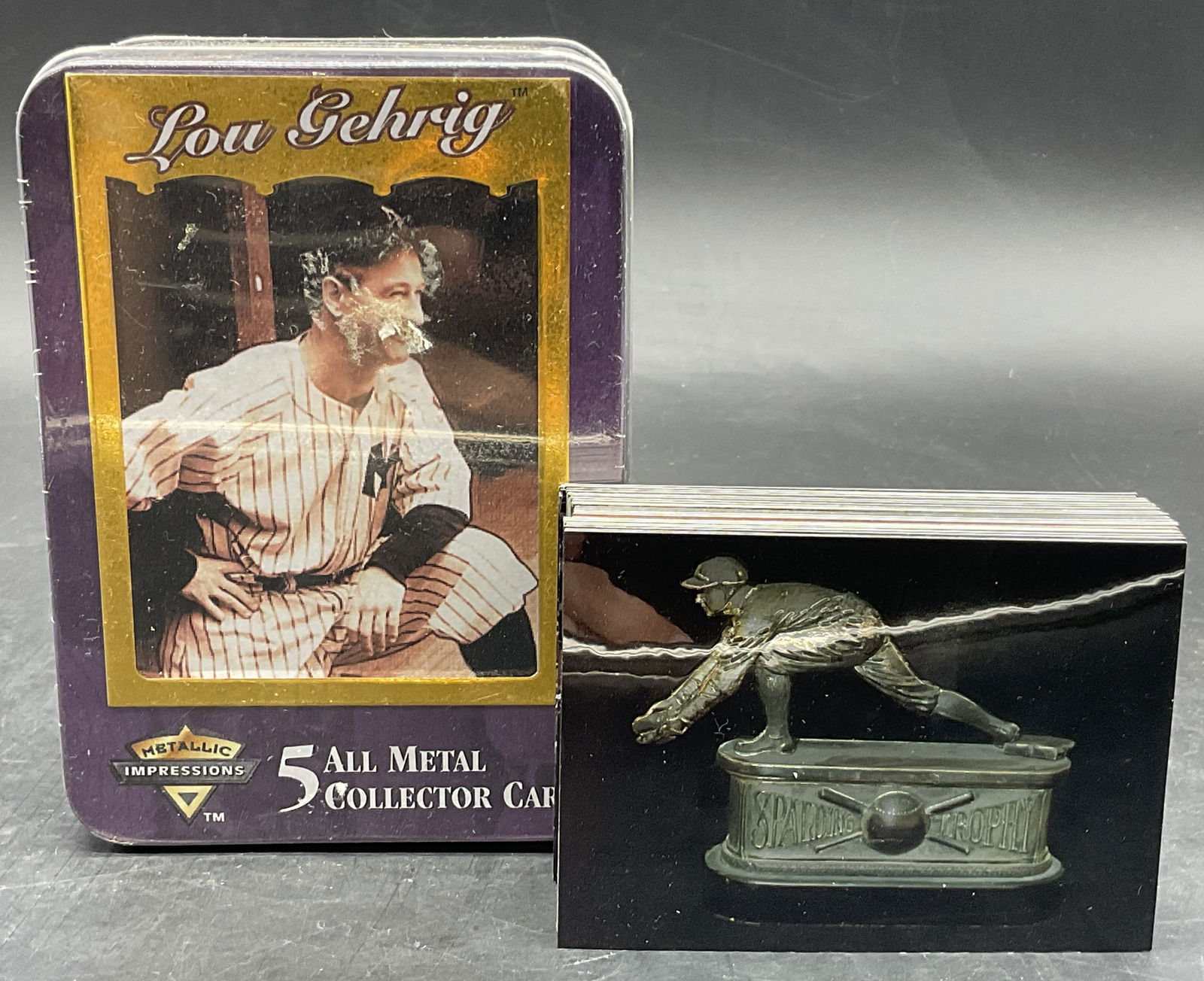 1996 NIB Lou Gehrig Metal Collector Cards & More (1 of 8)