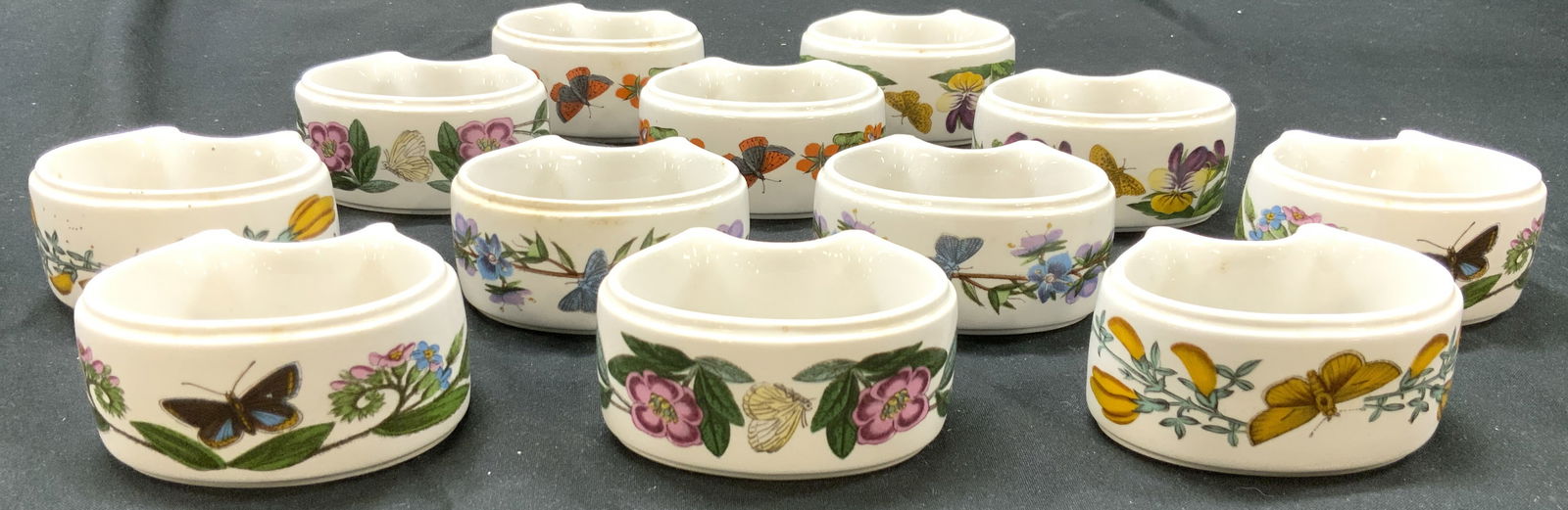 PORTMEIRION The Botanic Garden 12 Prc Napk Rings (1 of 7)