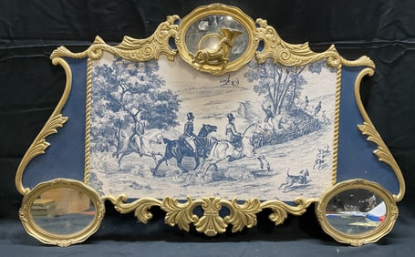 Signed Ellie Haggerty Hunt Carousel Panel