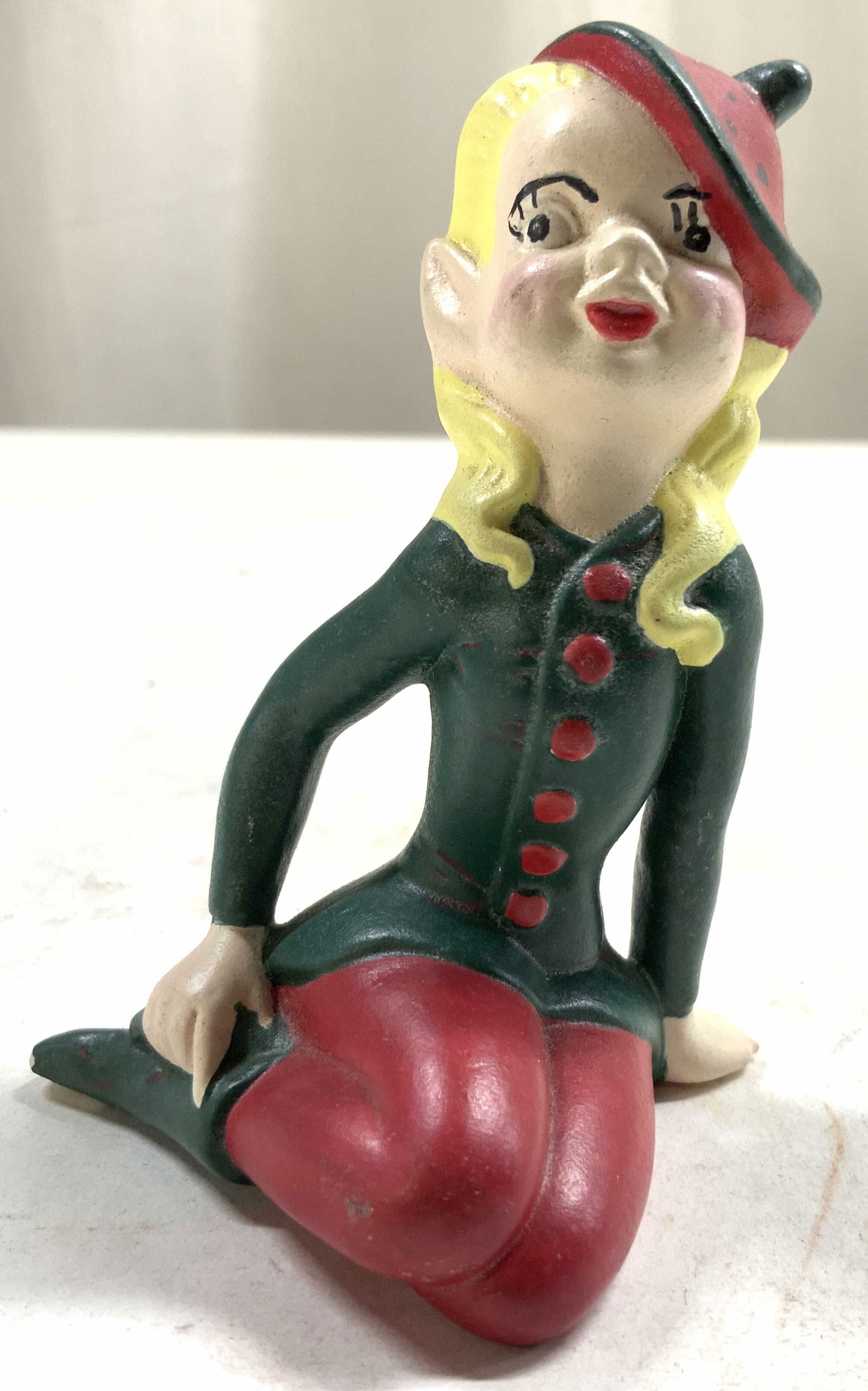 Vintage Porcelain Pixie Elf Figurine (1 of 6)