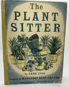 Vntg The Plant Sitter Illustr 1959 Book GENE ZION+