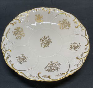 Krautheim Bavaria Gilt Porcelain Plate, Germany