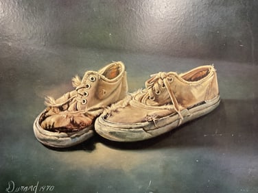 Durand Sneaker Lithograph on Board