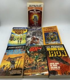 7 Science Fiction Illustr Novels 1976 JAMES WHITE+