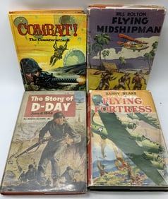 4 Combat & War Illustr Books 1933 SAINSBURY+